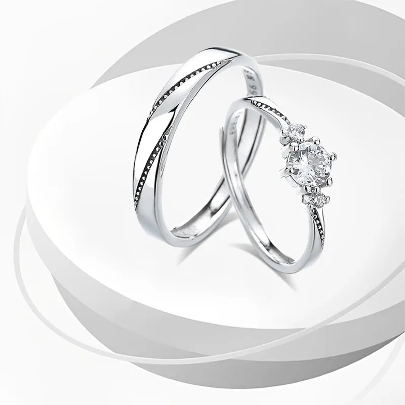 CANHUI S925 Silver Rings Unisex-2