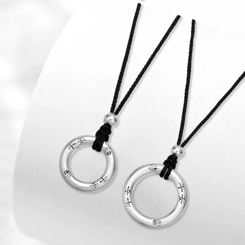 CANHUI S999 Fine Silver Necklaces Unisex-4