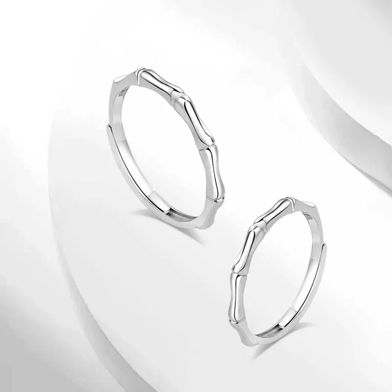 CANHUI S999 Fine Silver Rings Unisex-3