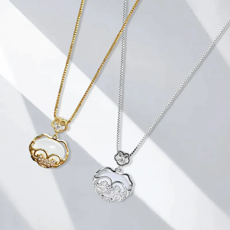 CANHUI Colored Glaze Necklaces Unisex-4