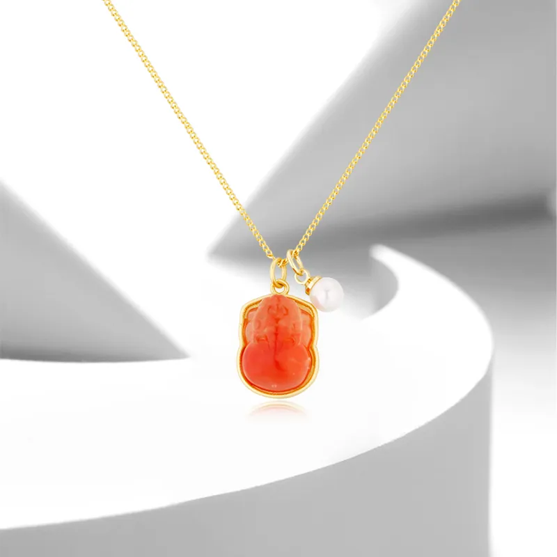 CANHUI Alloy Small Auspicious Animal Necklace Women's-1