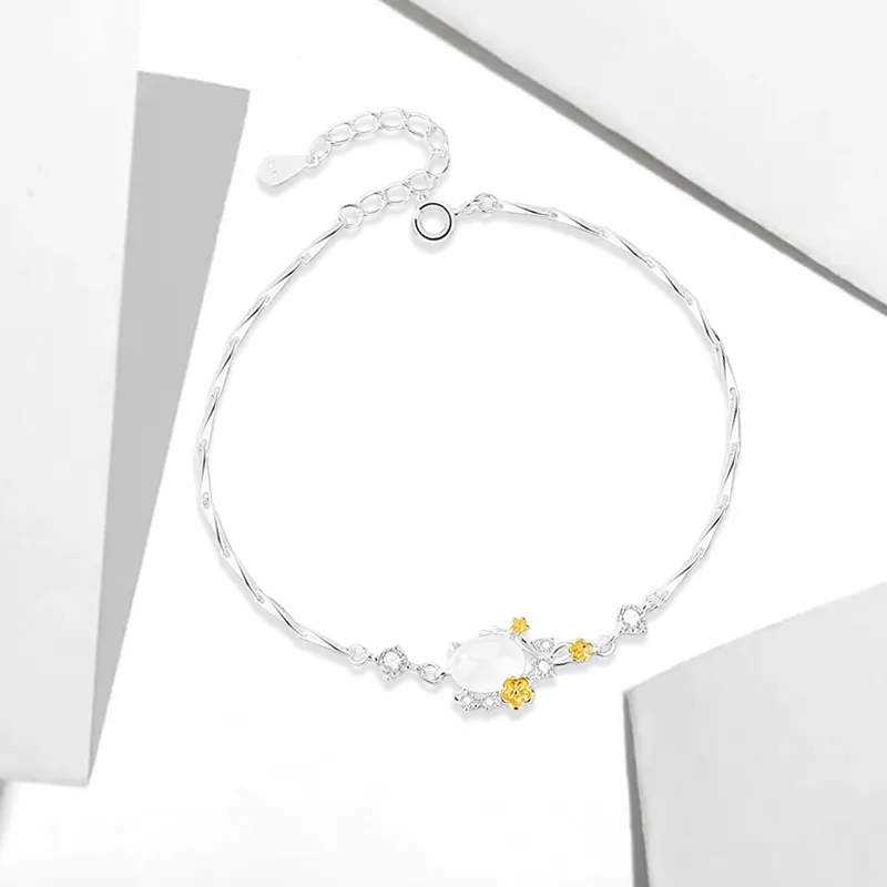 CANHUI Chalcedony Jade Bracelets Women's-2