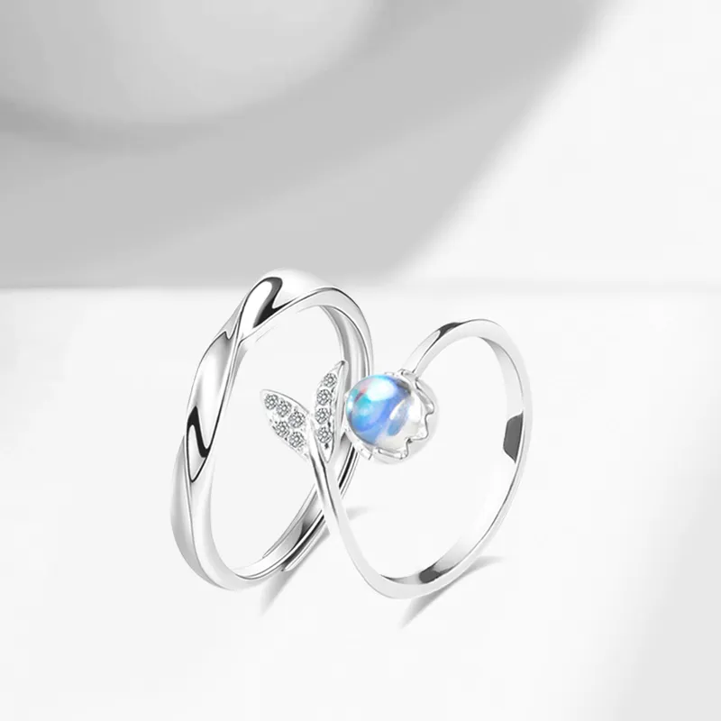 CANHUI Colored Glaze Rings Unisex-4