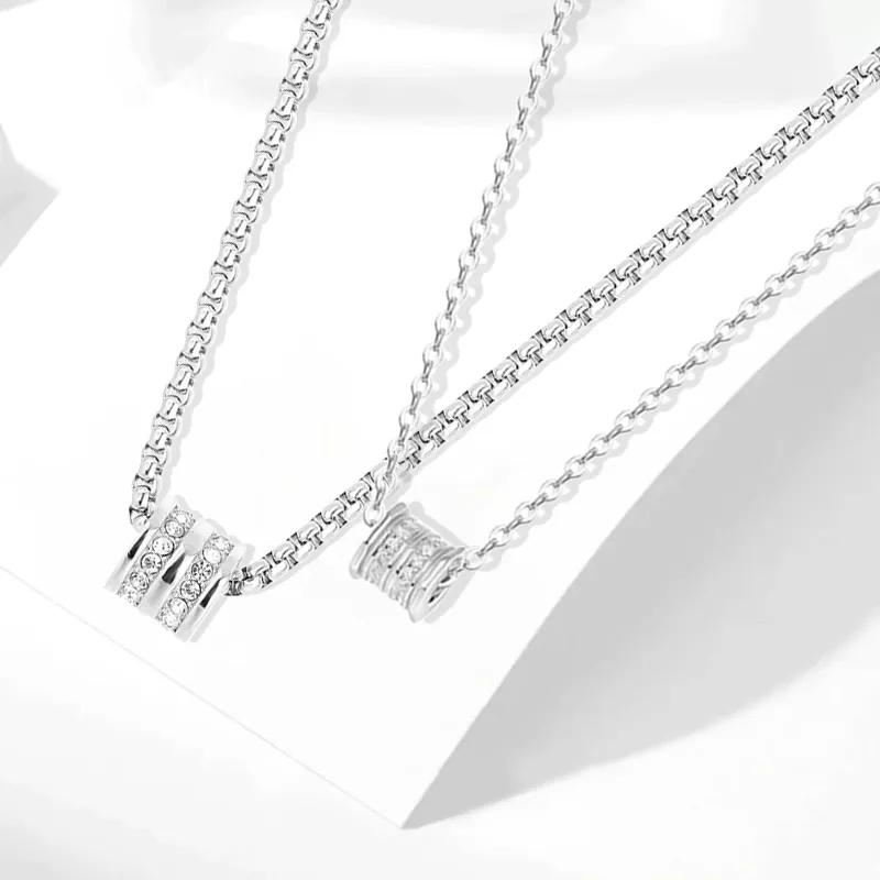 CANHUI Titanium Steel Necklaces Unisex-3