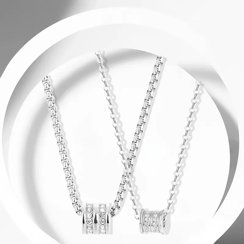 CANHUI Titanium Steel Necklaces Unisex-4