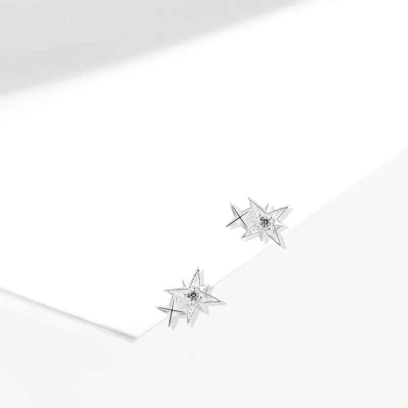 CANHUI S999 Fine Silver Stud Earrings Unisex-2