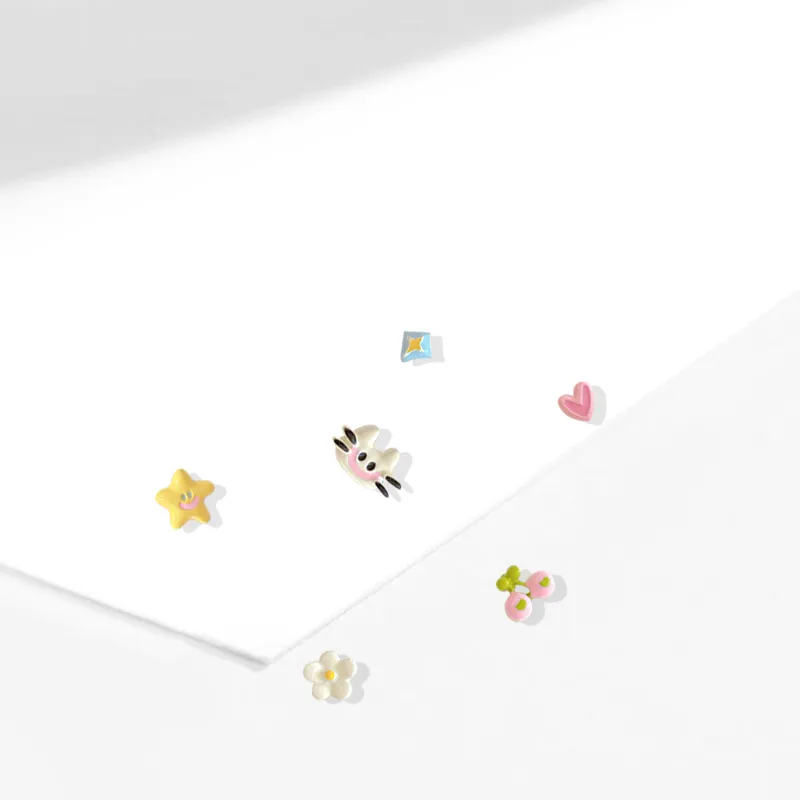 CANHUI Alloy Stud Earrings Women's-1