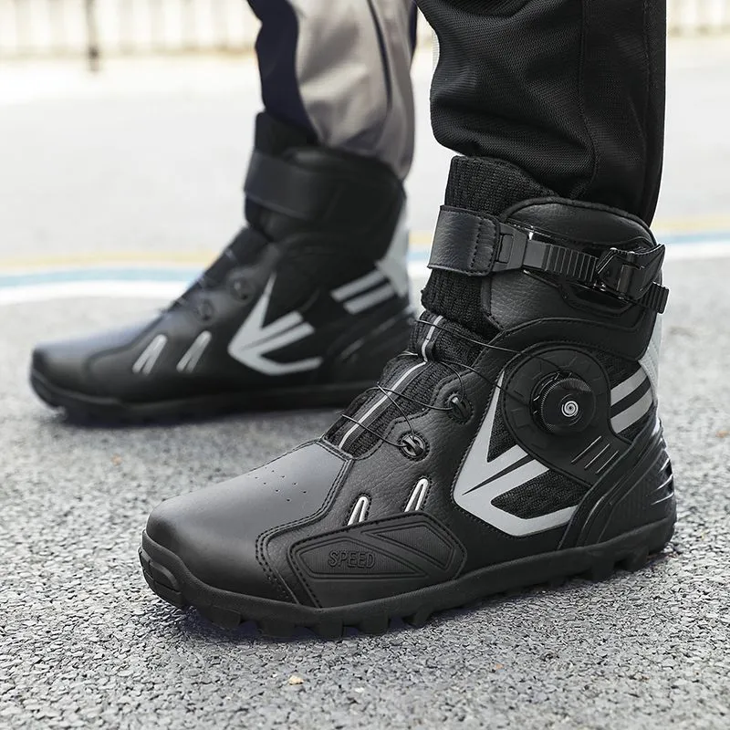 Yalu Preferred Breathable Warm Water-Resistant Motorcycle Shoes Men's-9