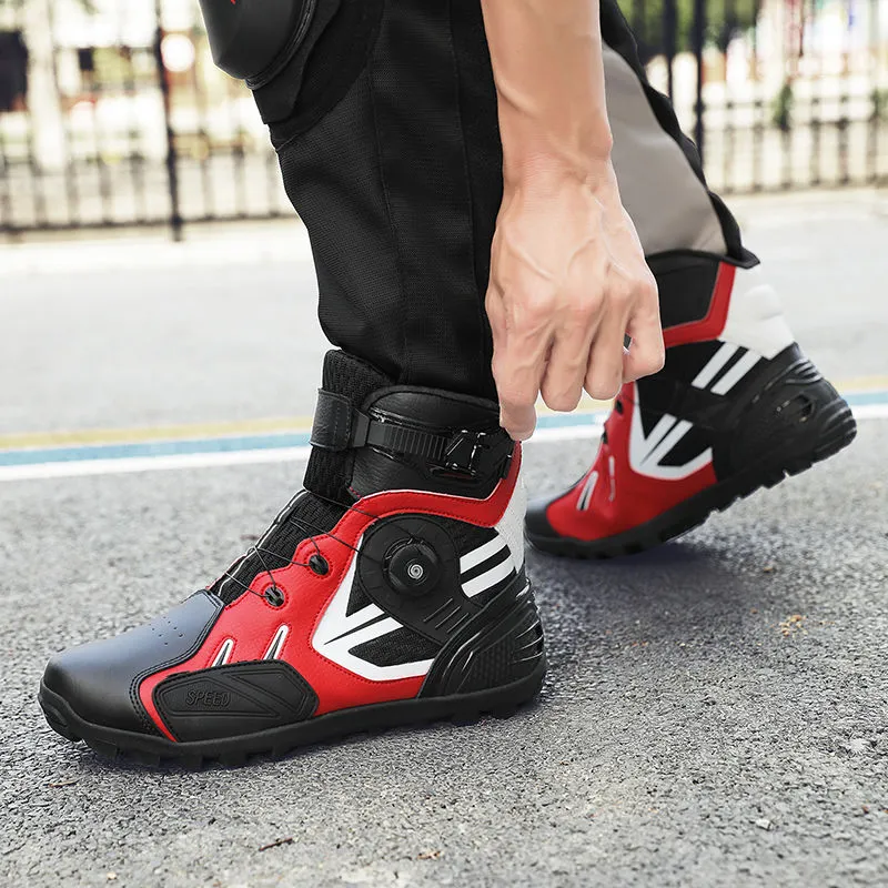 Yalu Preferred Breathable Warm Water-Resistant Motorcycle Shoes Men's-7