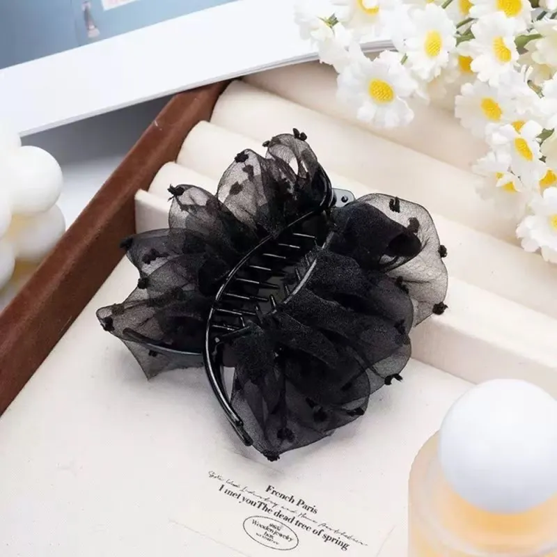 Crafts Women's Fabric Hair Clips Women's-3