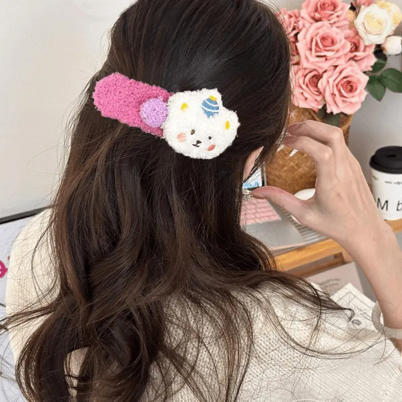Crafts Women's Fabric Hair Clips Women's-1
