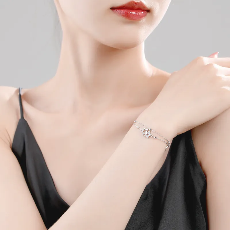 Crafts Women's 999 Fine Silver Bracelets Unisex-2