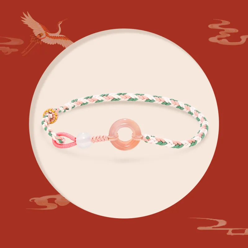 Crafts Women's Colored Glaze Bracelets Unisex-3