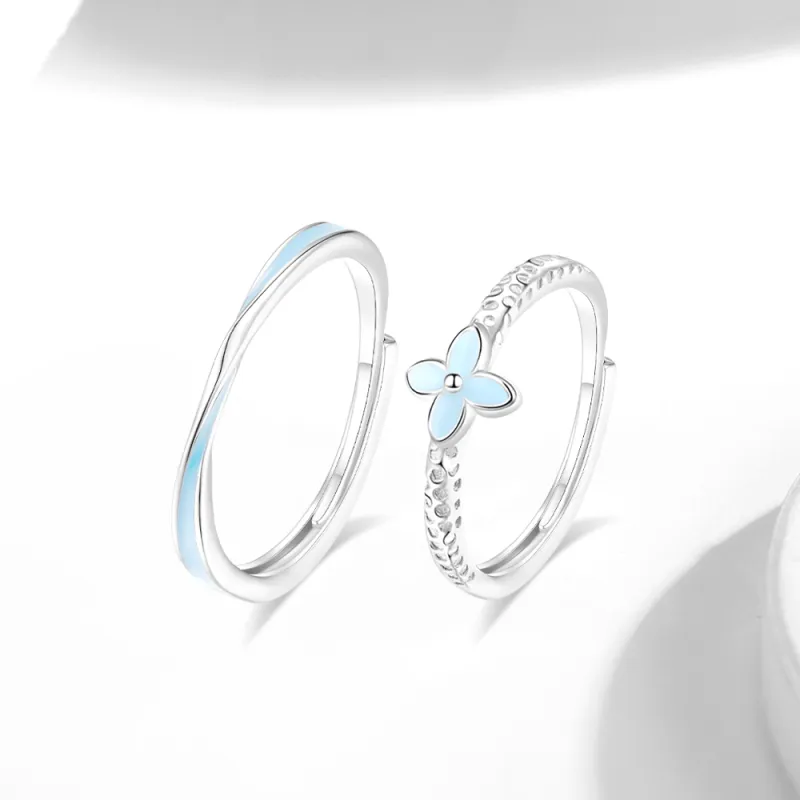 Crafts Women's 999 Fine Silver Rings Unisex-3
