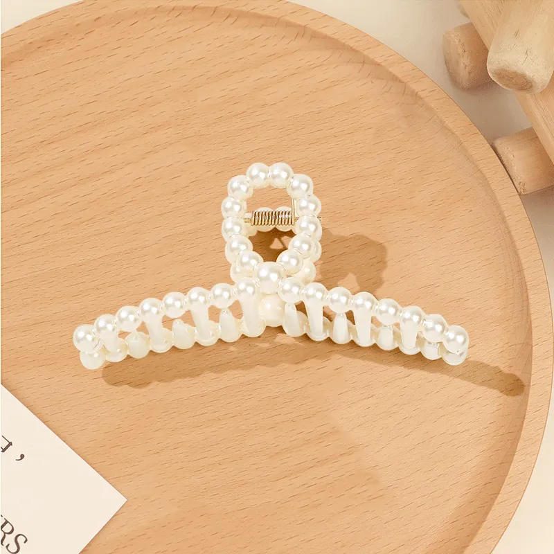 Crafts Women's Faux Pearl Hair Clips Unisex-2