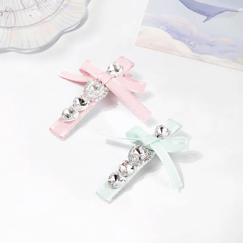 Crafts Women's Fabric Zirconia Hair Clips Women's-5
