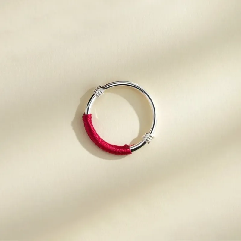 Crafts Women's 999 Fine Silver Rings Unisex-5
