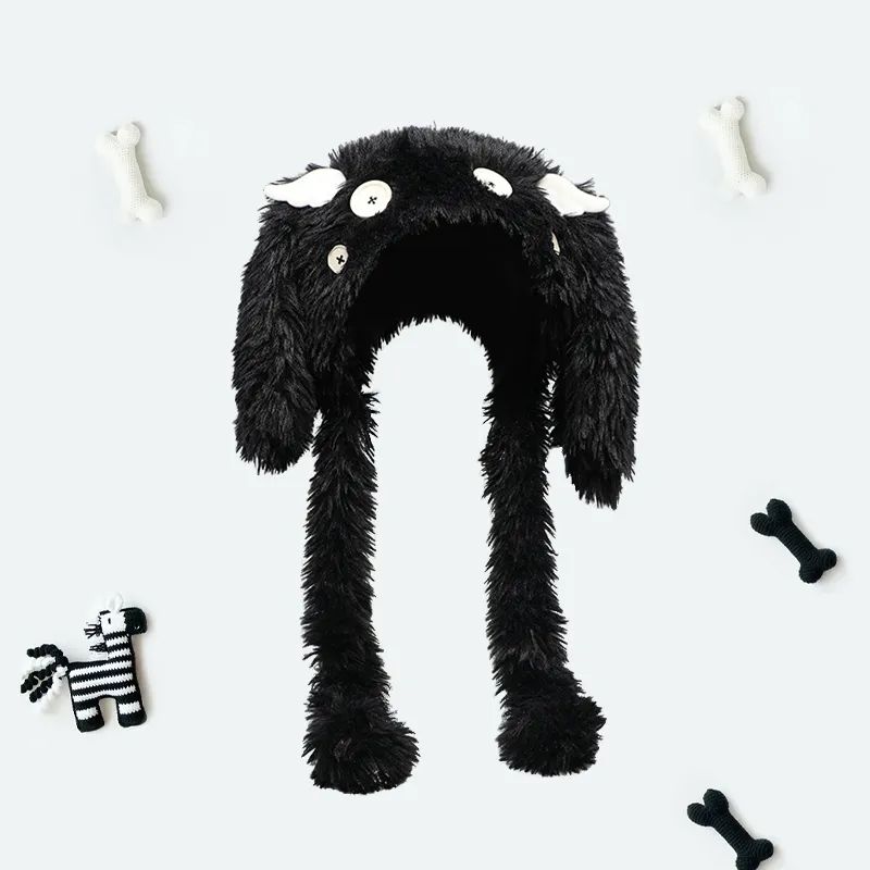 Crafts Women's Polyester Hoods & Plush Hats Unisex-1