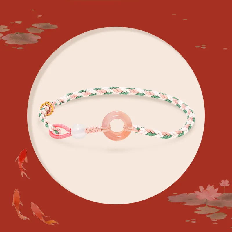Crafts Women's Colored Glaze Bracelets Unisex-2