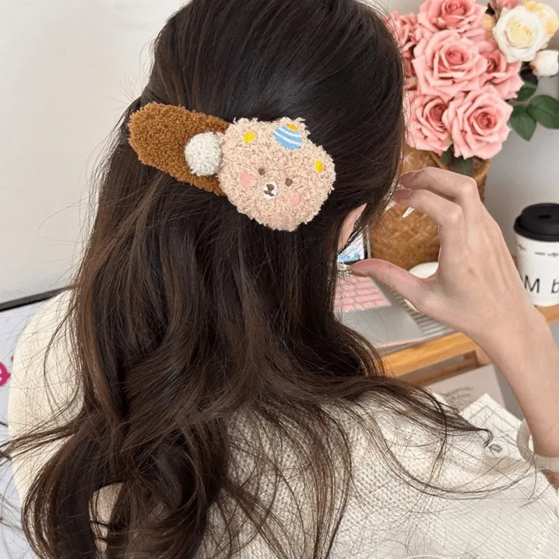 Crafts Women's Fabric Hair Clips Women's-1
