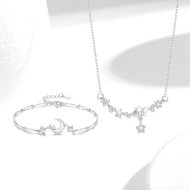 Crafts Women's Alloy Collarbone Chain Unisex-1