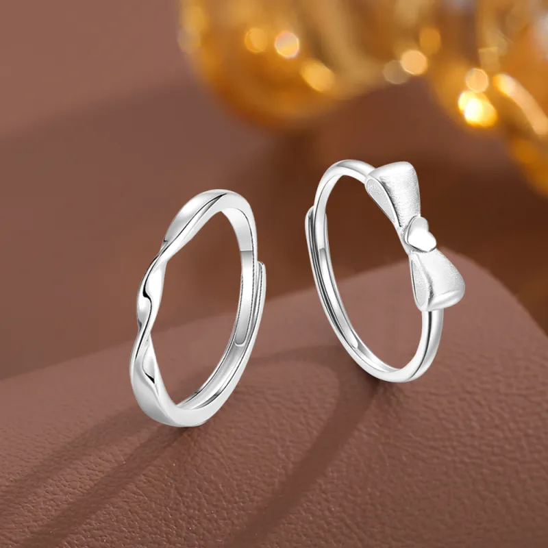 Crafts Women's 999 Fine Silver Rings Unisex-1