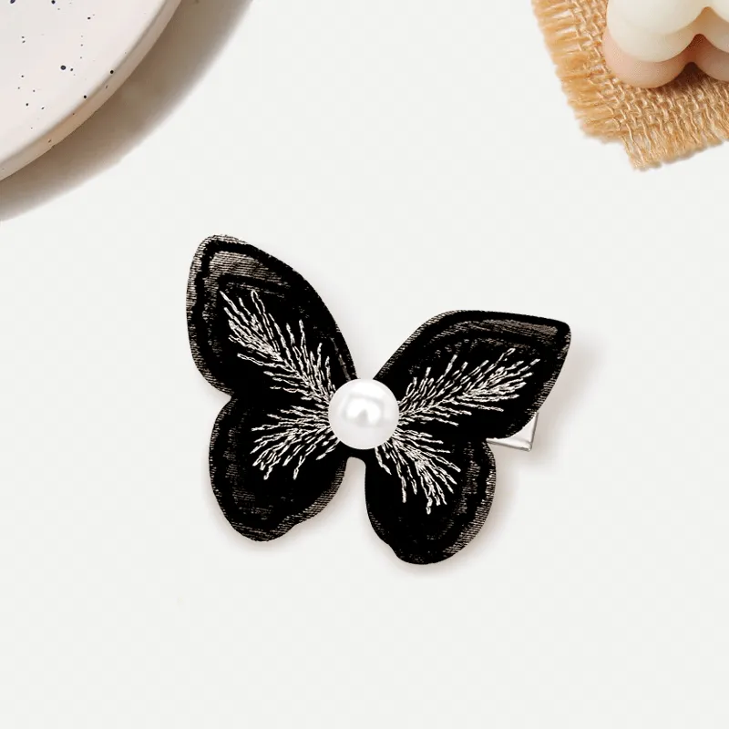 Crafts Women's Fabric Hair Clips Women's-1