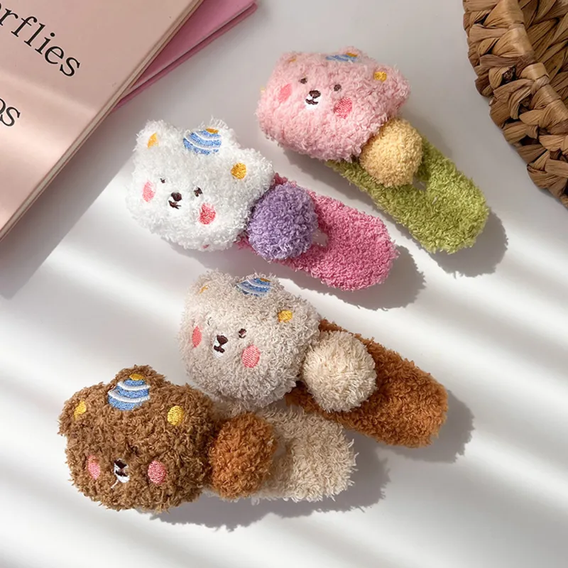 Crafts Women's Fabric Hair Clips Women's-4