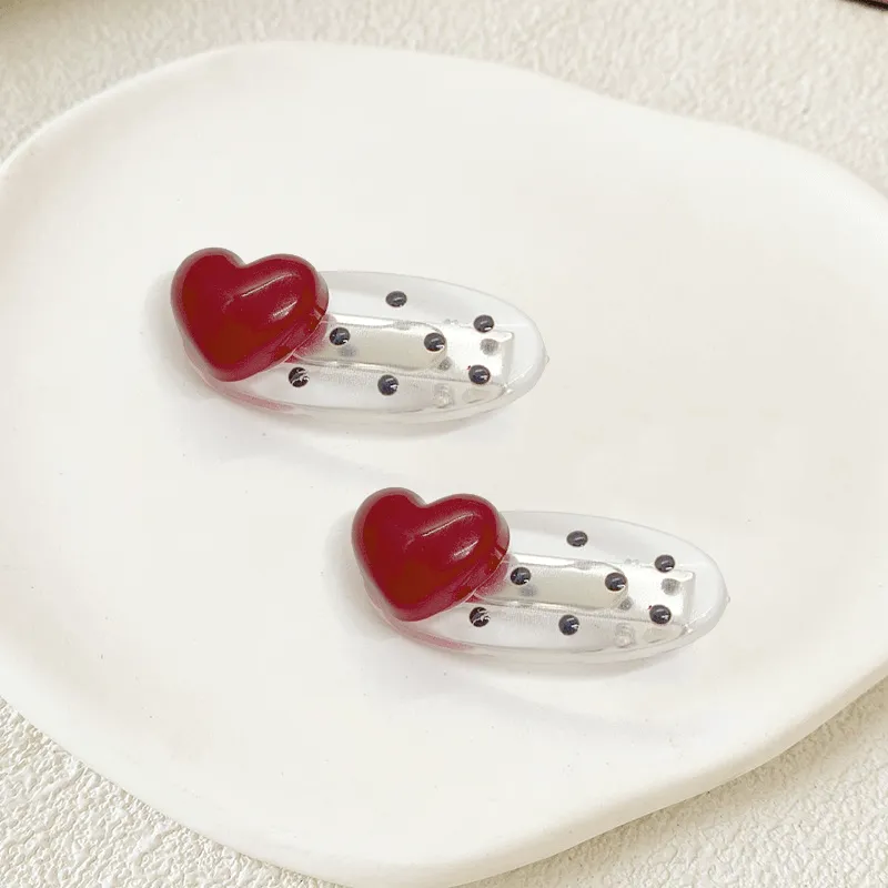 Crafts Women's Acrylic Hair Clips Unisex Black-3