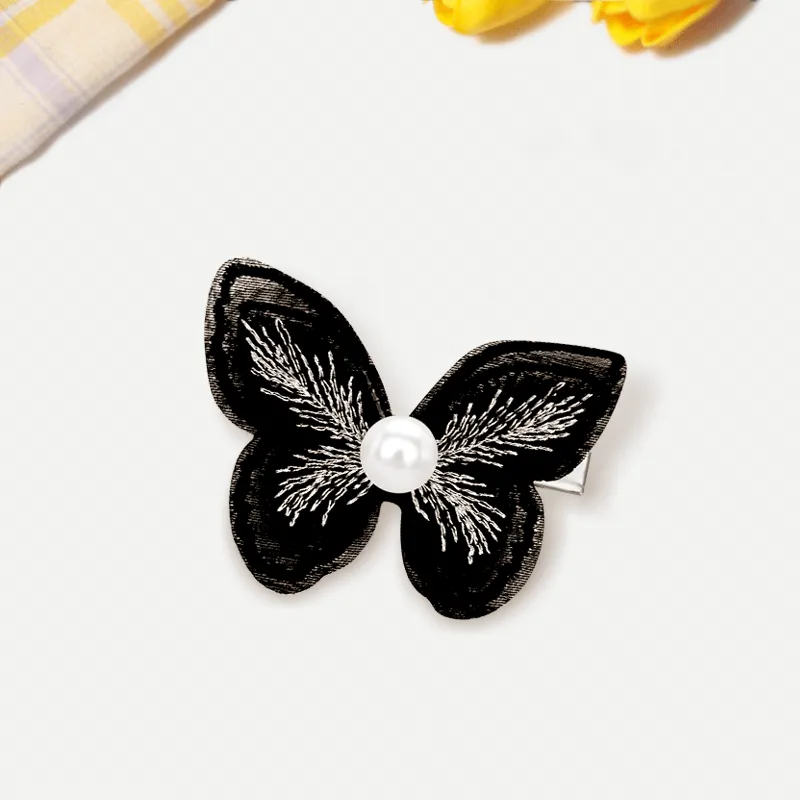 Crafts Women's Fabric Hair Clips Women's-4