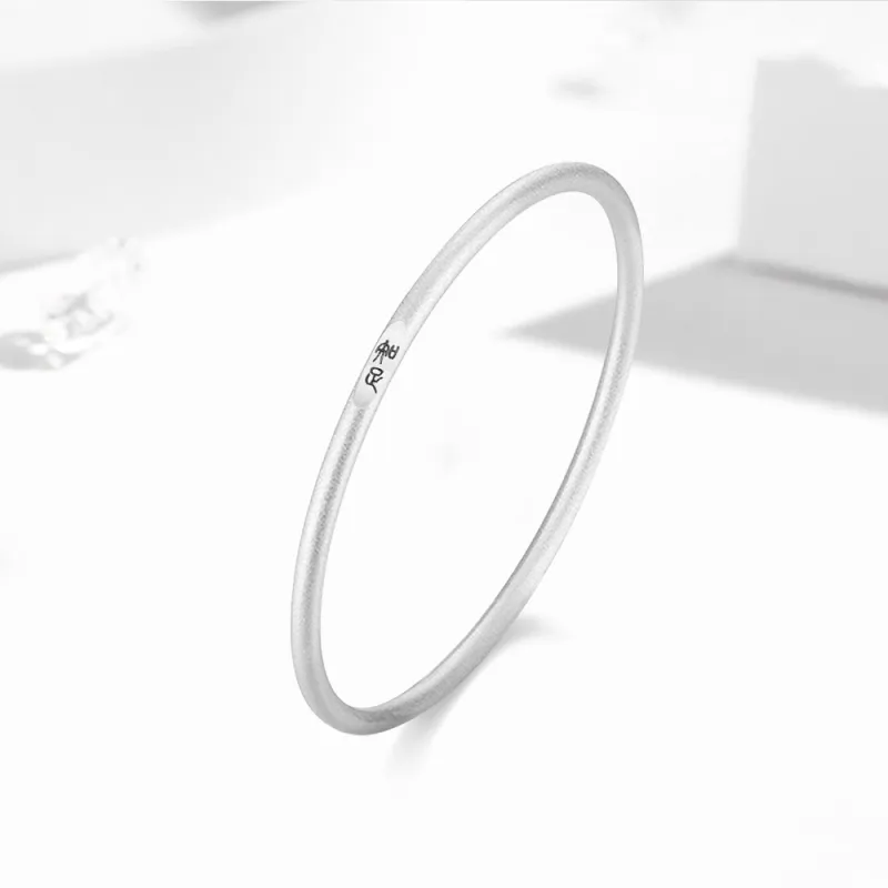 Crafts Women's 999 Fine Silver Bangles Unisex-4