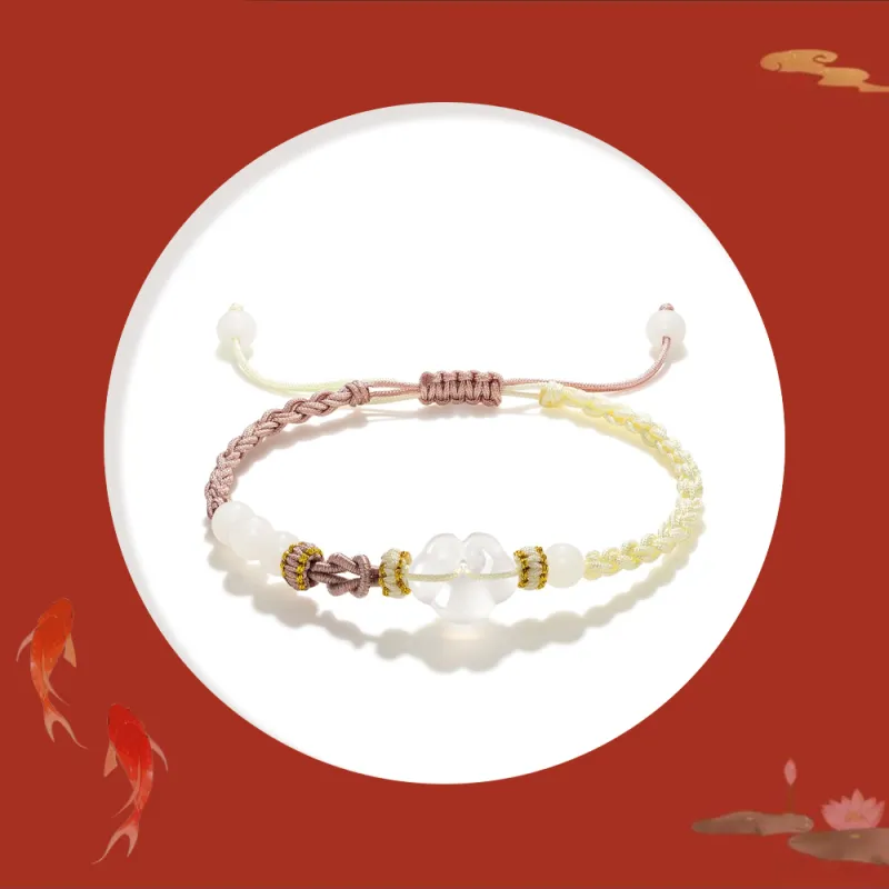 Crafts Women's Colored Glaze Bracelets Unisex-5