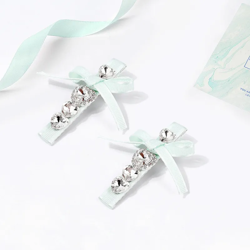 Crafts Women's Fabric Zirconia Hair Clips Women's-3