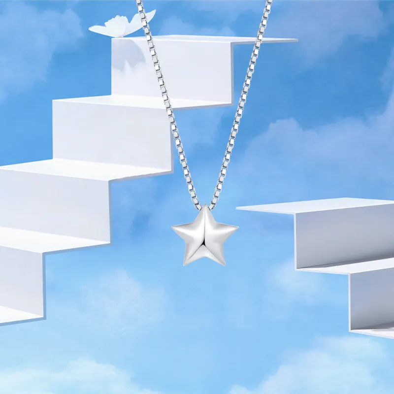 Crafts Women's 925 Sterling Silver Necklaces Unisex-2