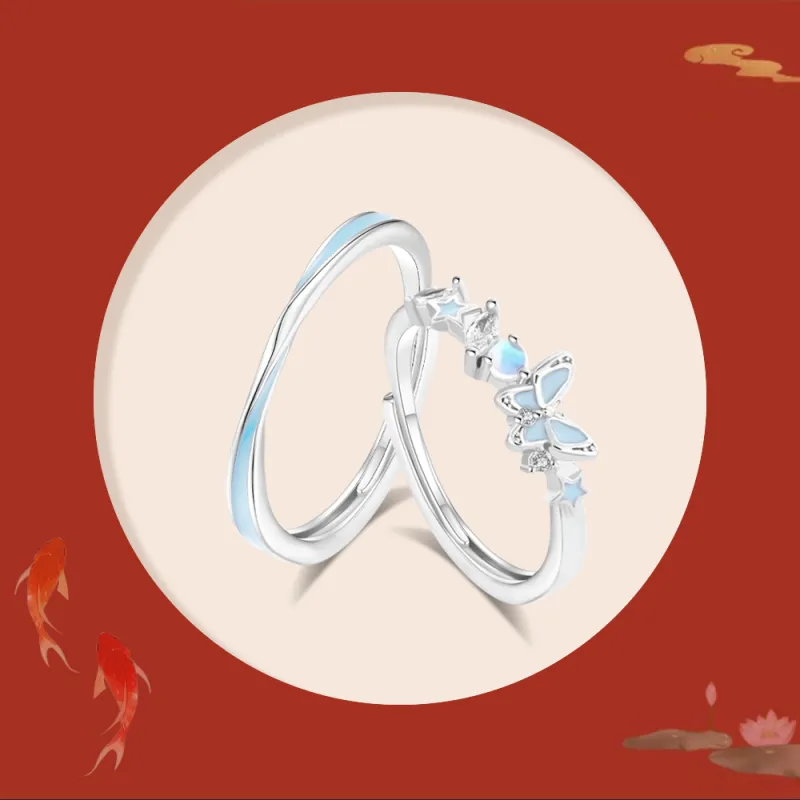 Crafts Women's Alloy Rings Unisex-2