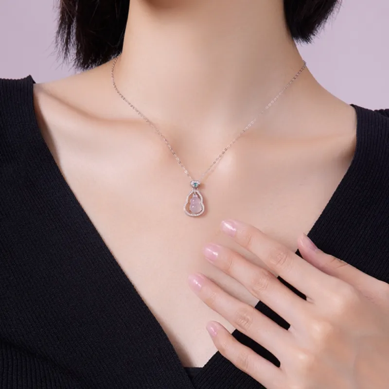 Crafts Women's Chalcedony Necklaces Unisex-1