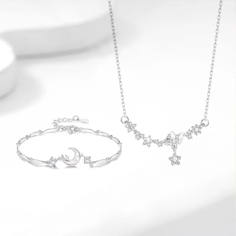 Crafts Women's Alloy Collarbone Chain Unisex-5