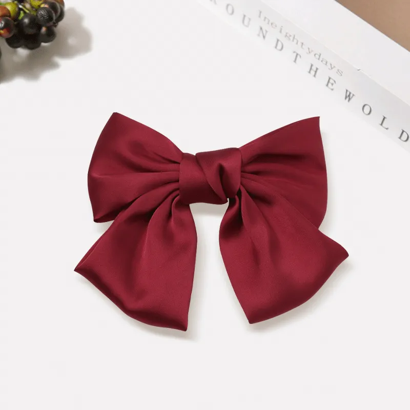 Crafts Women's Fabric Hair Clips Women's-3