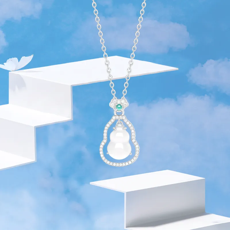 Crafts Women's Chalcedony Necklaces Unisex-2