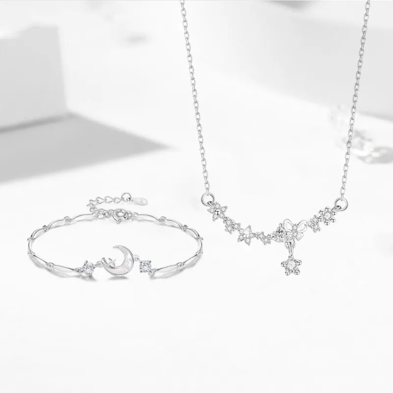 Crafts Women's Alloy Collarbone Chain Unisex-2