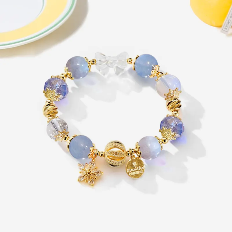 Crafts Women's Crystal Jade Bracelets Unisex-3