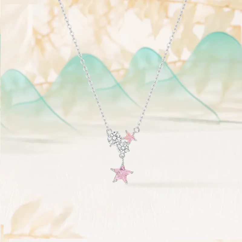 Crafts Women's #Good Luck Collarbone Chain Necklace Unisex-2