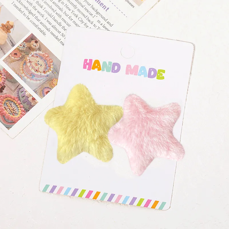 Crafts Women's Plush Hair Clips Women's-1