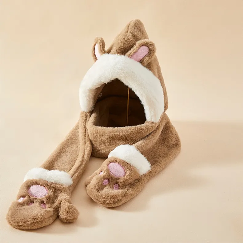 Crafts Women's Polyester Hoods & Plush Hats Unisex-2
