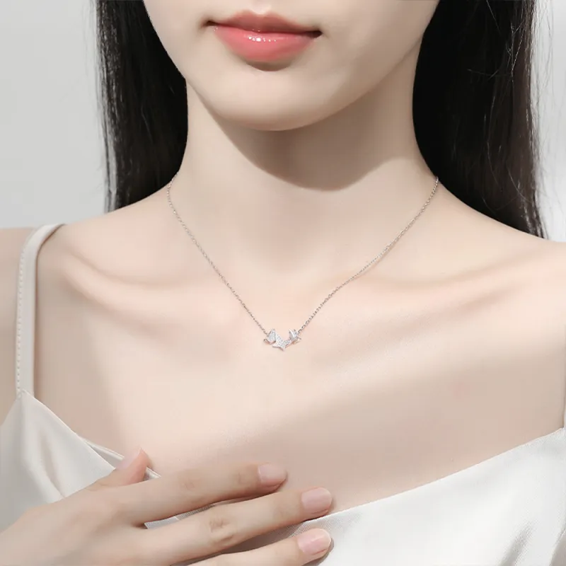 Crafts Women's 925 Sterling Silver Necklaces Unisex-1