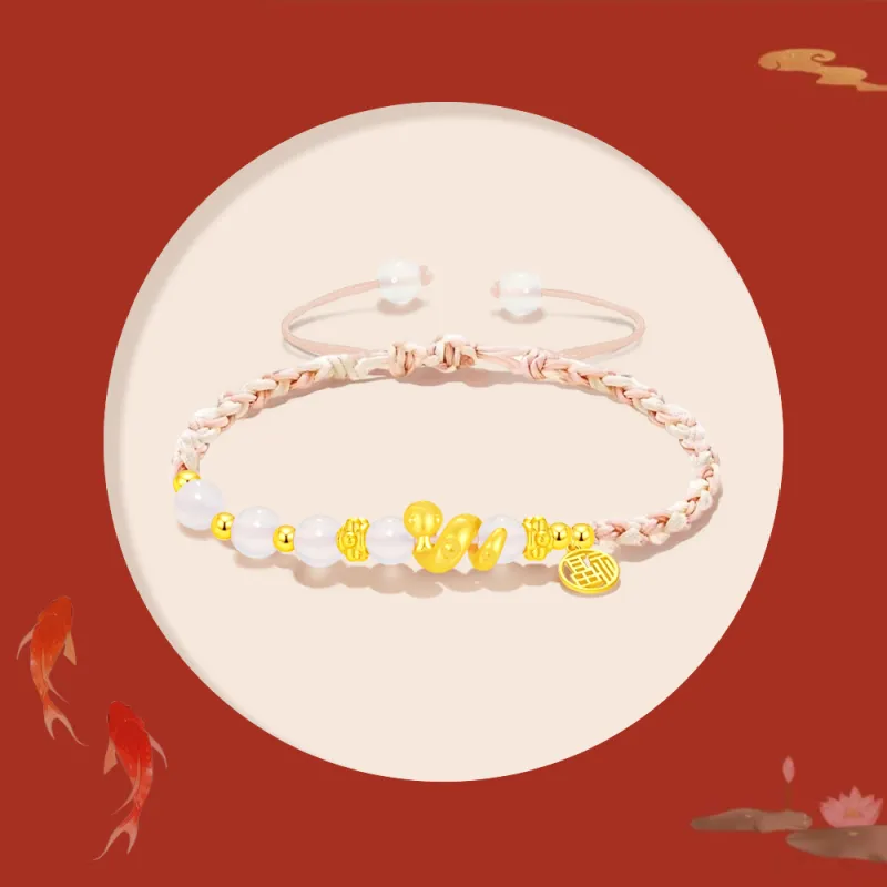 Crafts Women's Colored Glaze Bracelets Unisex-4