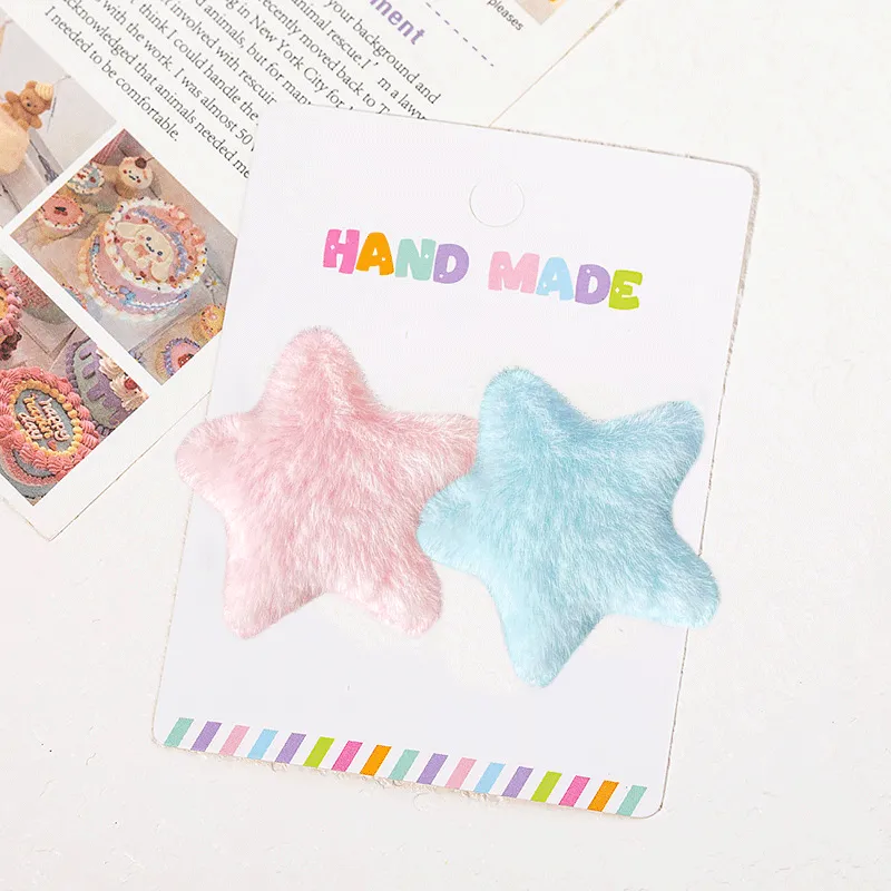 Crafts Women's Plush Hair Clips Women's-3