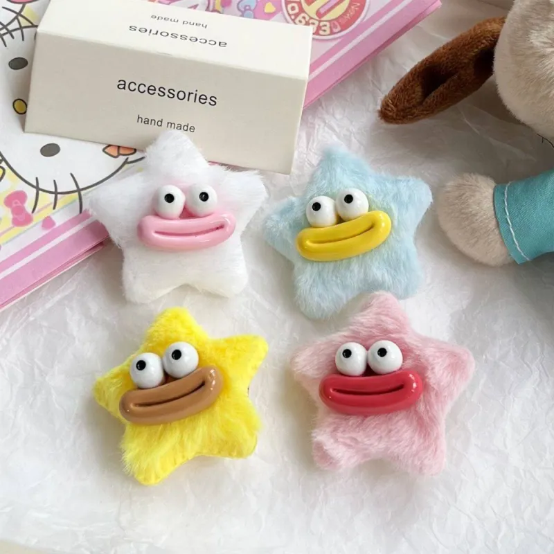 Crafts Women's Fabric Hair Clips Women's-2