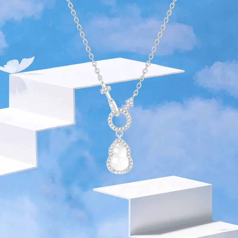 Crafts Women's Chalcedony Necklaces Unisex-1
