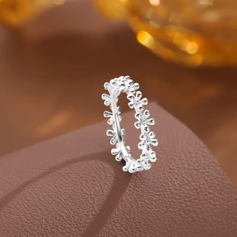 Crafts Women's S999 Fine Silver Rings Unisex-1